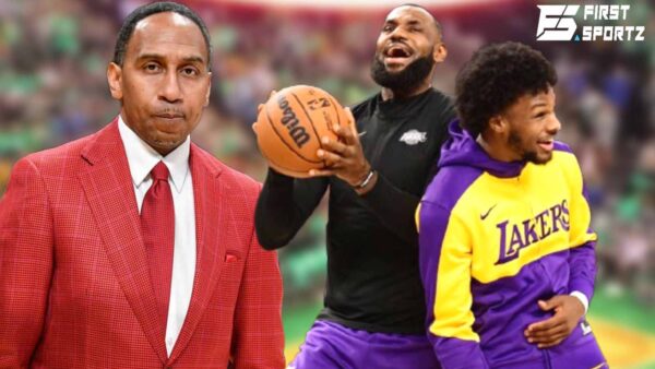 Los Angeles Lakers father and son duo LeBron James and Bronny James finds support from Stephen A. Smith