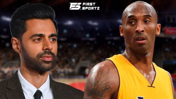 Los Angeles Lakers great Kobe Bryant and comedian Hasan Minhaj