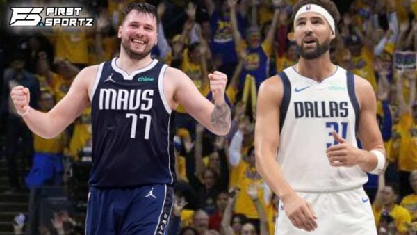 Luka Doncic and Klay Thompson