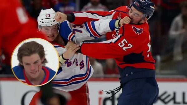 Matt Rempe and Dylan McIlrath