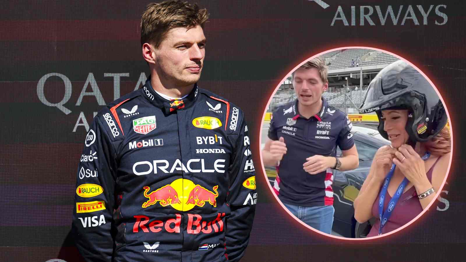 (Video) “That was freaking awesome,” Renowned American anchor goes for a hot-lap around COTA with Max Verstappen