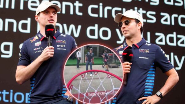 Max Verstappen and Sergio Perez 9