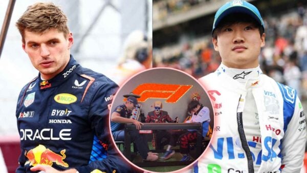 Max Verstappen and Yuki Tsunoda