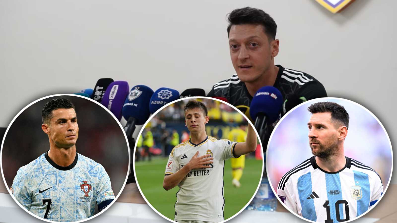 Real Madrid legend Mesut Ozil has bizarre pick when asked about GOAT debate 