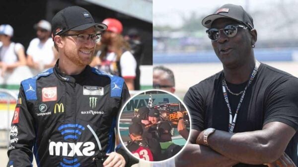 Michael Jordan and Tyler Reddick