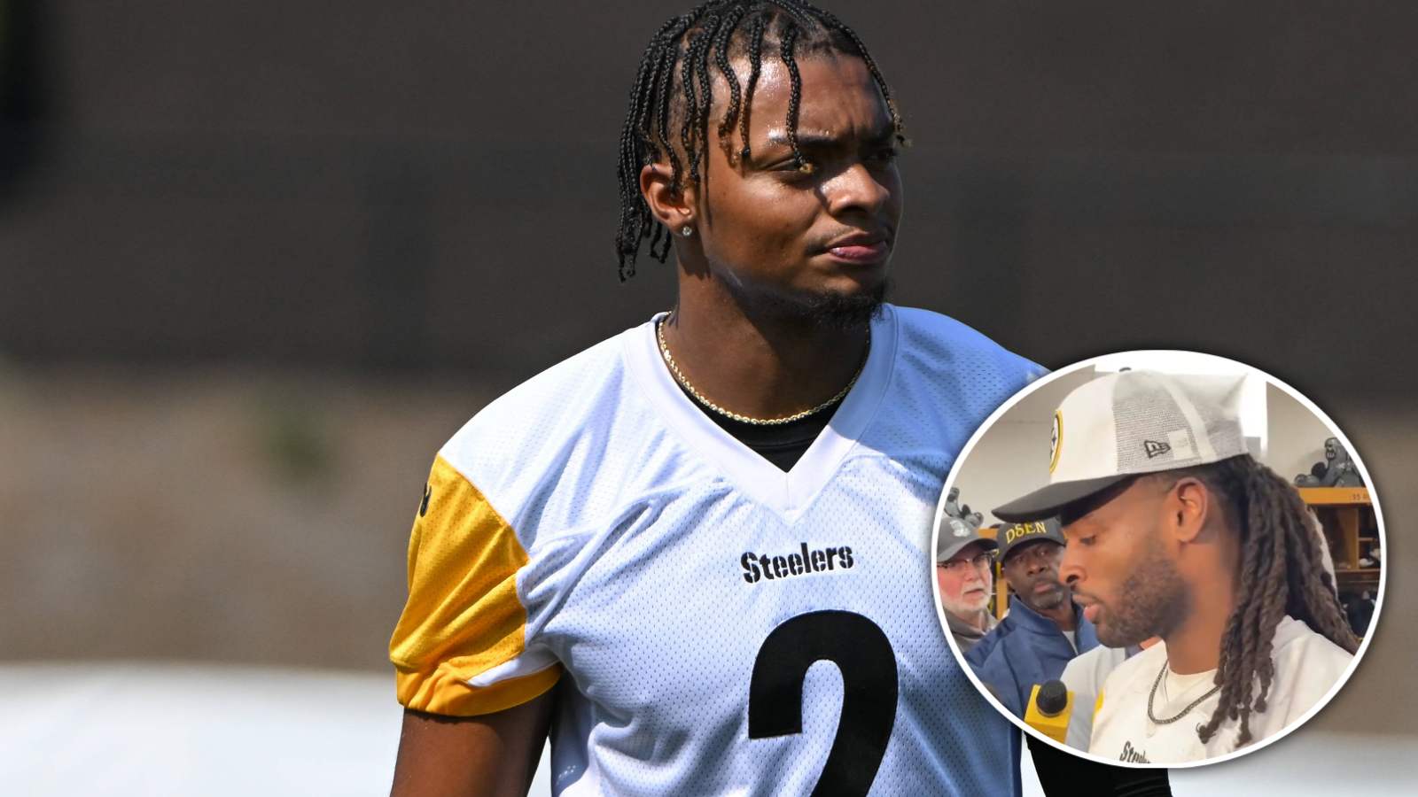 Najee Harris defends Justin Fields after Mike Tomlin benched him for Russell Wilson as Steelers starter for Jets game on SNF