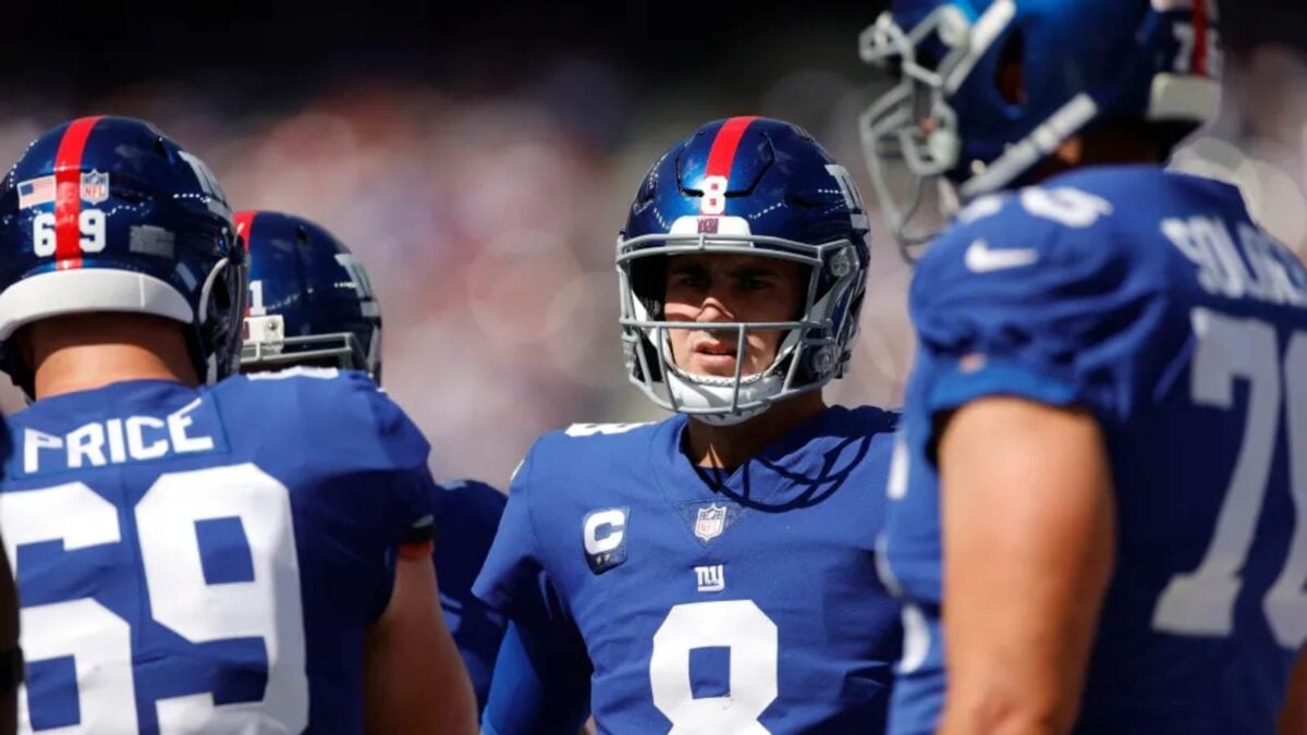 New York Giants' quarterback Daniel Jones