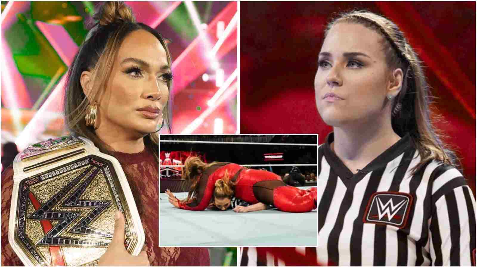 Female referee breaks silence with 1-word after suffering casualty at the hands of Nia Jax at Bad Blood 