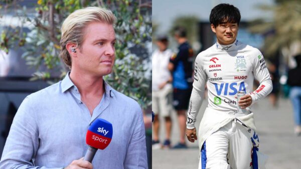 Nico Rosberg and Yuki Tsunoda