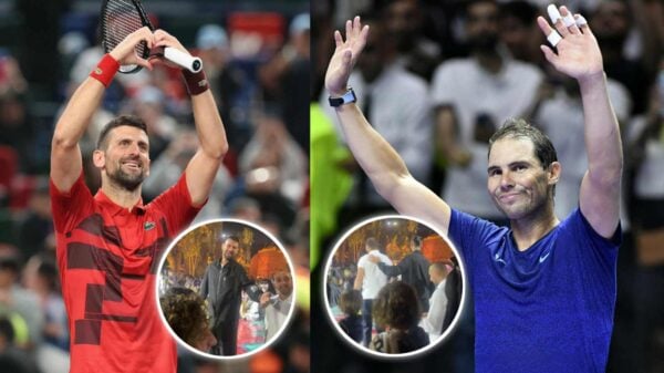 Novak Djokovic and Rafael Nadal danced in Riyadh before Six Kings Slam clash