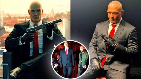 Oleksandr Usyk dresses as Hitman 'Agent 47' in kickoff presser against Tyson Fury