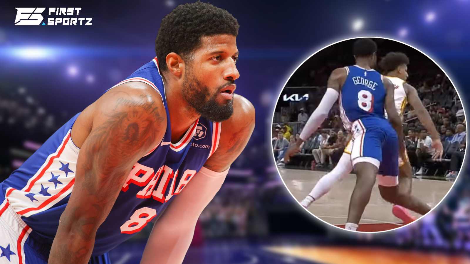 Details of Paul George injury scare at 76ers pre-season game revealed