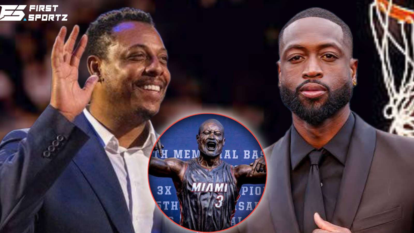 Paul Pierce brutally trolls Dwyane Wade’s special statue reveal in Miami