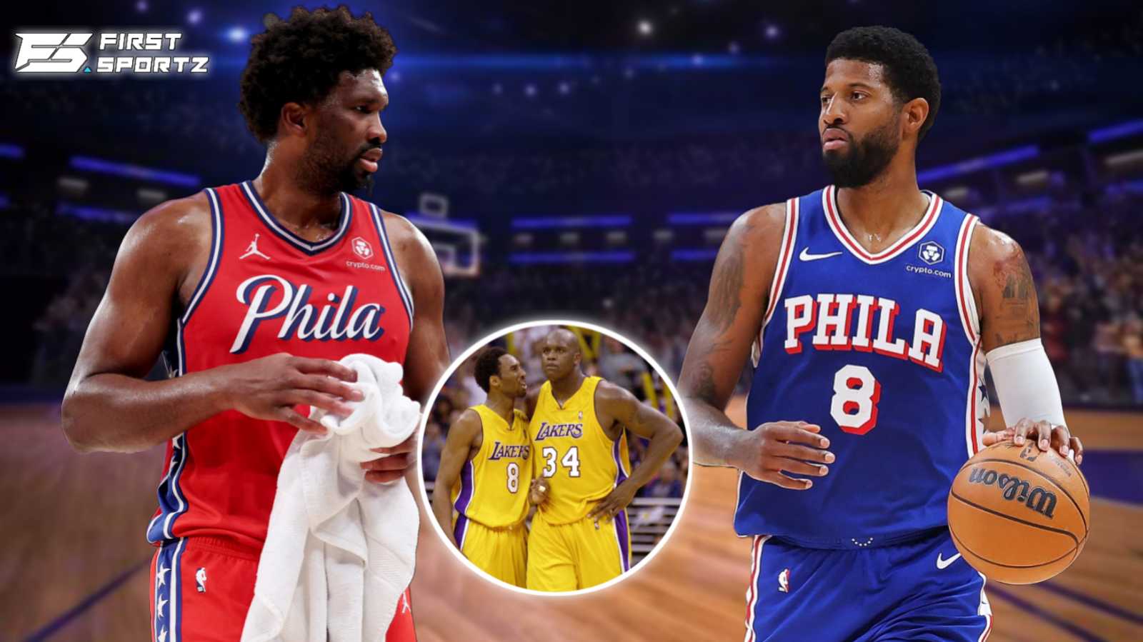 ‘Most skilled since Kobe and Shaq’ Paul George and Joel Embiid will make 76ers ‘SOFT’, claims ex-player