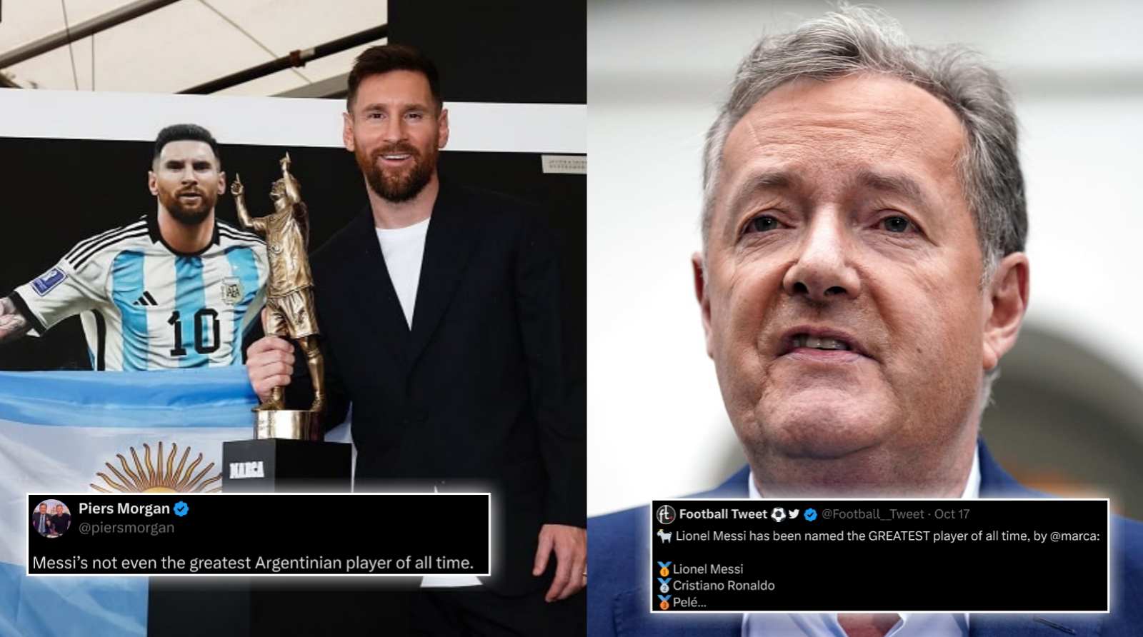 “Not even greatest Argentinian” – Piers Morgan’s old receipts RESURFACED after Lionel Messi jibe,  fans react