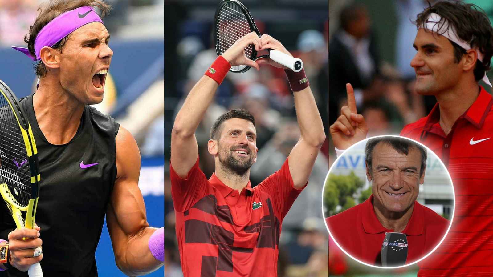 Mats Wilander believes ‘there’s no threat’ from Roger Federer and Rafael Nadal to Novak Djokovic as the Serb survived their domination