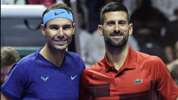 Rafael Nadal and Novak Djokovic