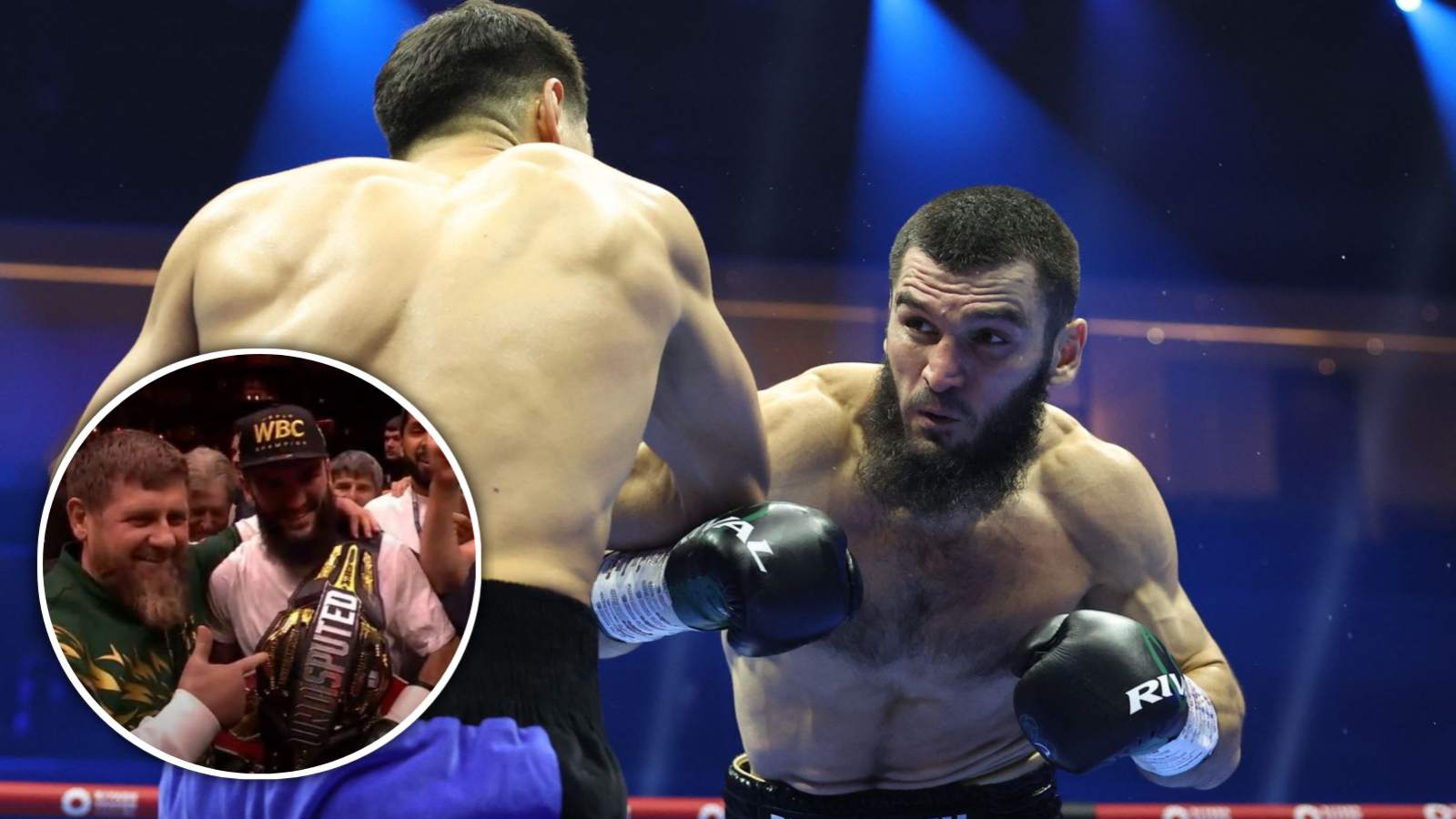 “Rigged f**king sport” – Chechen warlord Ramzan Kadyrov stepping into ring alongside Artur Beterbiev rages fans