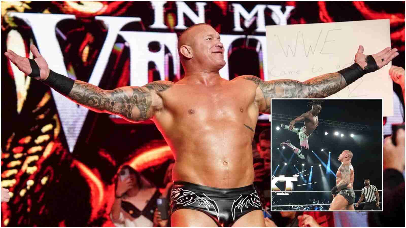 (Video) Randy Orton uses his veteran experience to quickly recover from major botch on NXT