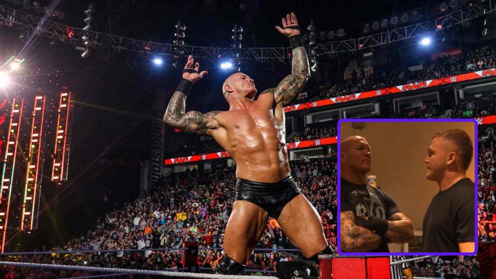 “truly father and son”- Wrestling fans adore Randy Orton’s course correction of his WWE lookalike to emulate his signature pose