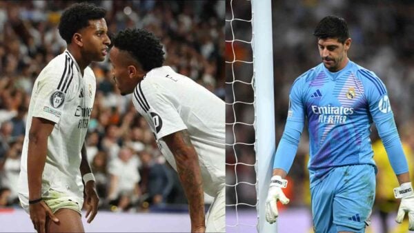 Real Madrid Rodrygo Thibaut Courtois