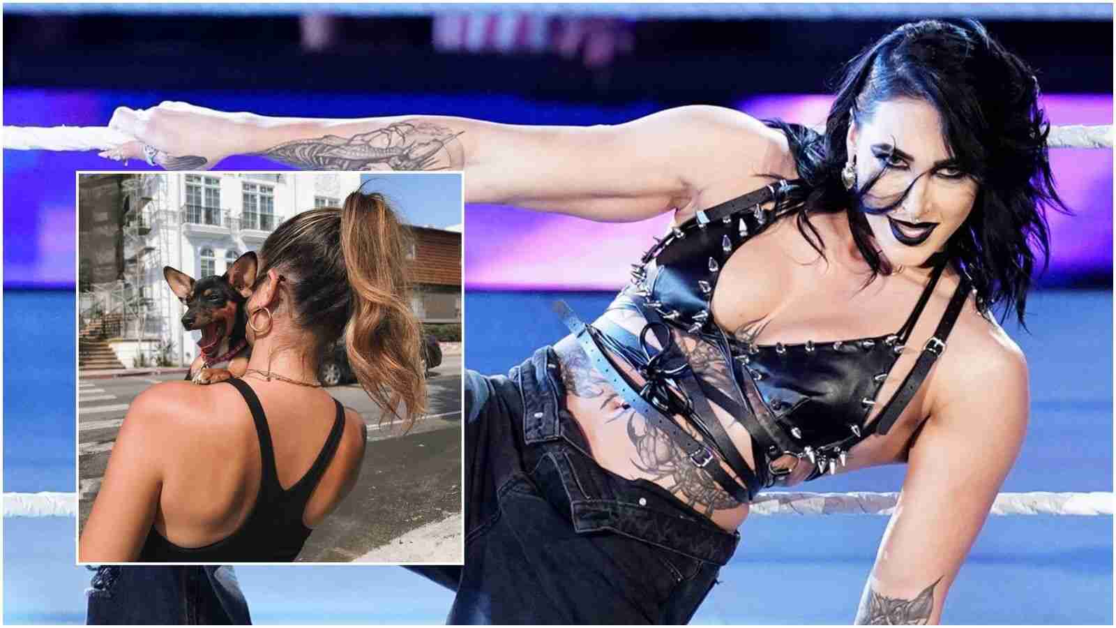 36-year-old star calls herself “LUCKY” after getting called out for being Rhea Ripley’s a**-kisser