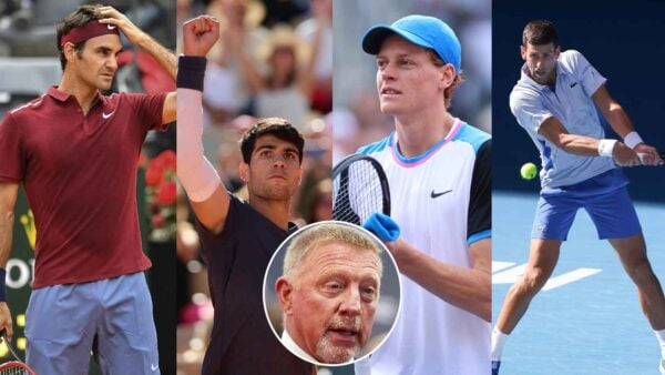 Roger-Federer-Carlos-Alcaraz-Jannik-Sinner-Novak-Djokovic-Boris-Becker