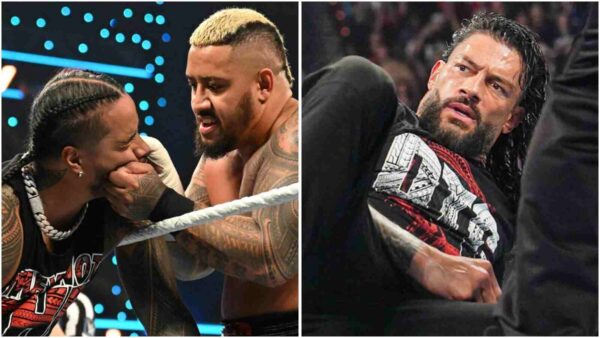 Roman Reigns, Jimmy Uso, and Solo Sikoa