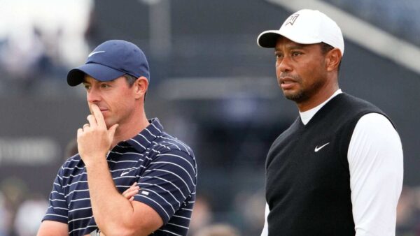 Rory McIlroy and Tiger Woods