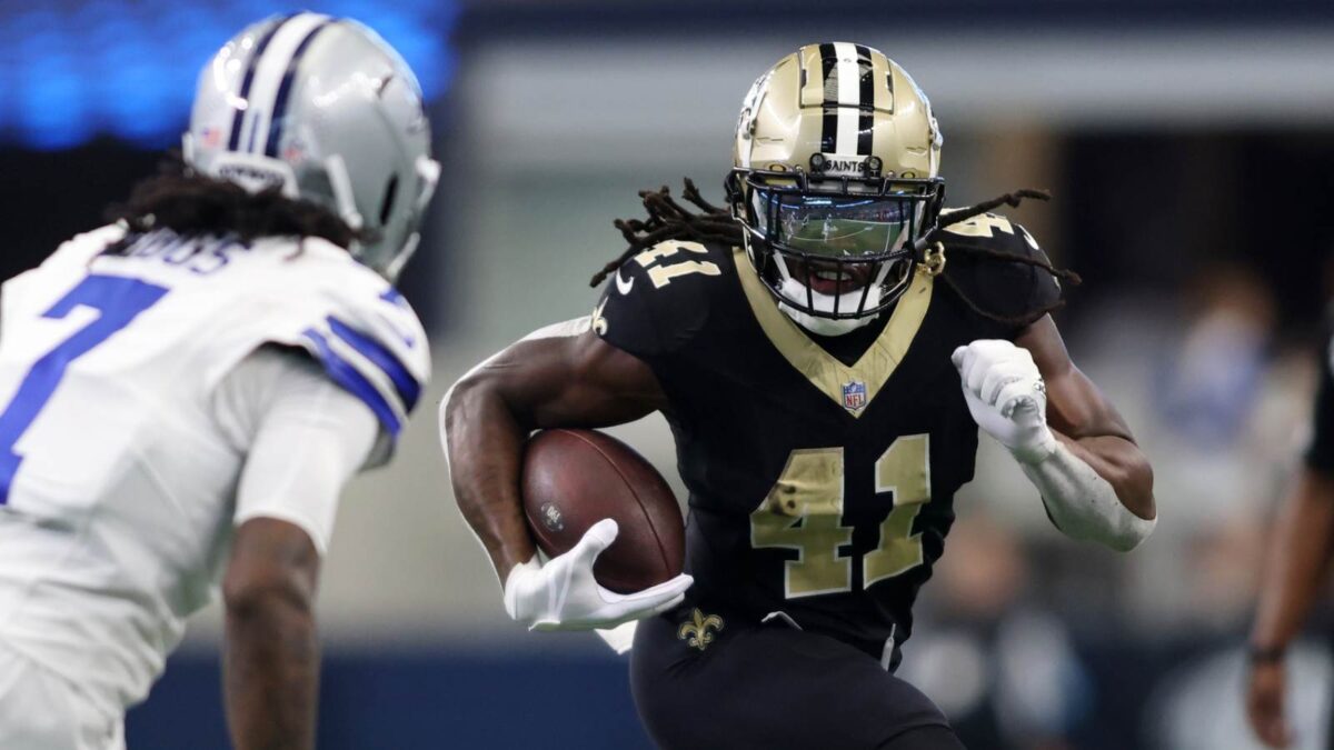 Running back Alvin Kamara is crucial to the New Orleans Saints offense