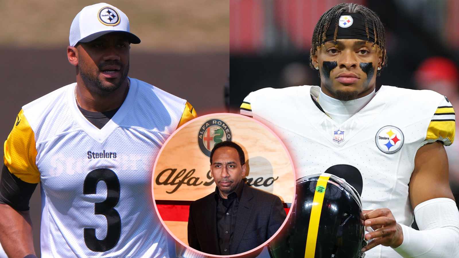 Stephen A. Smith feels Russell Wilson fills Steelers’ QB1 spot pretty well despite Justin Fields’ amazing record