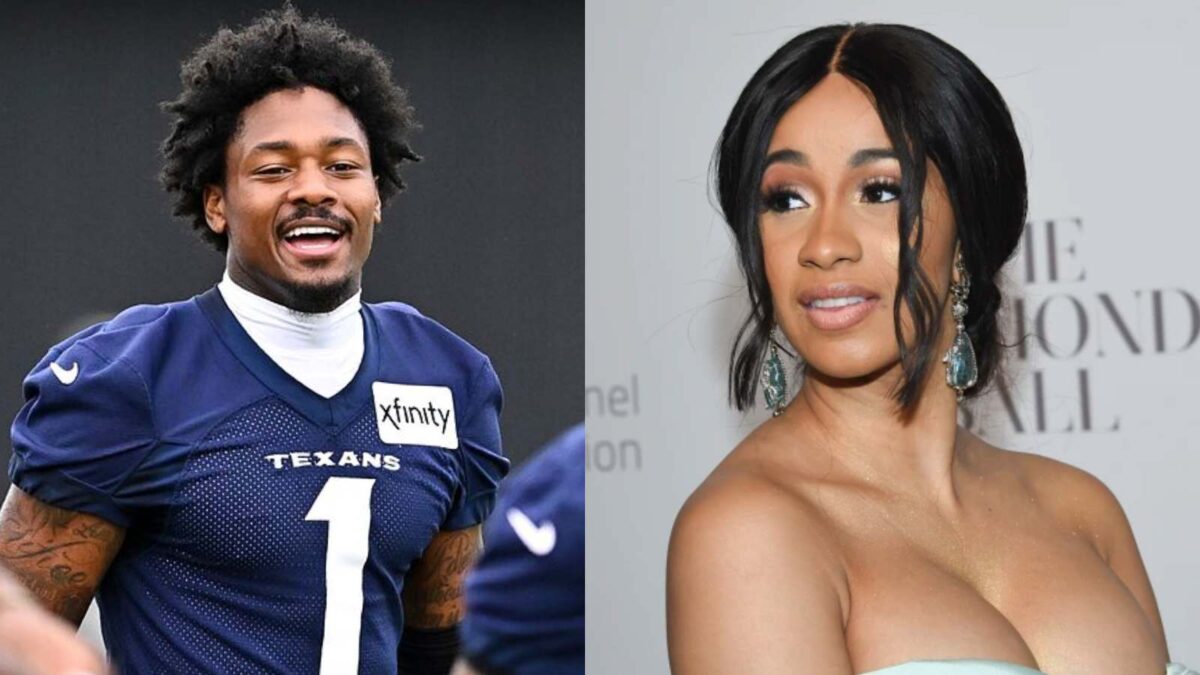 Stefon Diggs and Cardi B