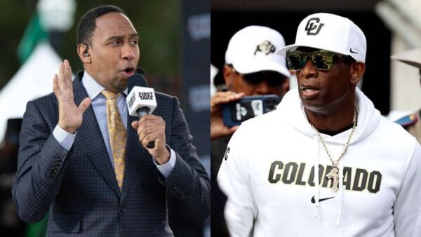 Stephen A. Smith and Deion Sanders