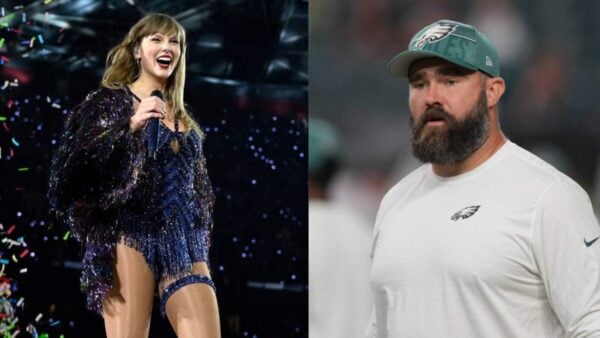 Taylor Swift and Jason Kelce