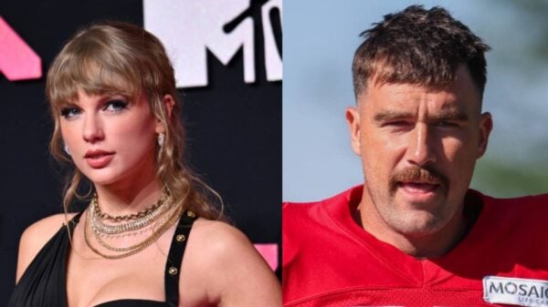 Taylor Swift and Travis Kelce