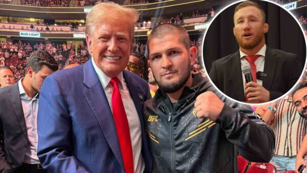 Team Khabib and Justin Gaethje advocates for Donald Trump ahead of the elections