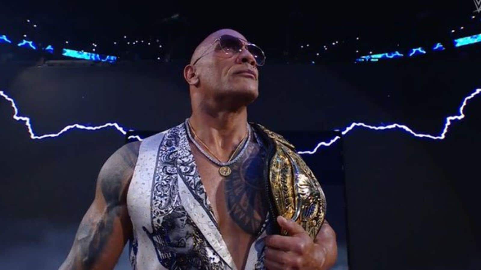 “ROCK VS ROMAN IS HAPPENING BABY”- Wrestling fans dig new evidence for The Rock’s WWE plans after shocking return at Bad Blood