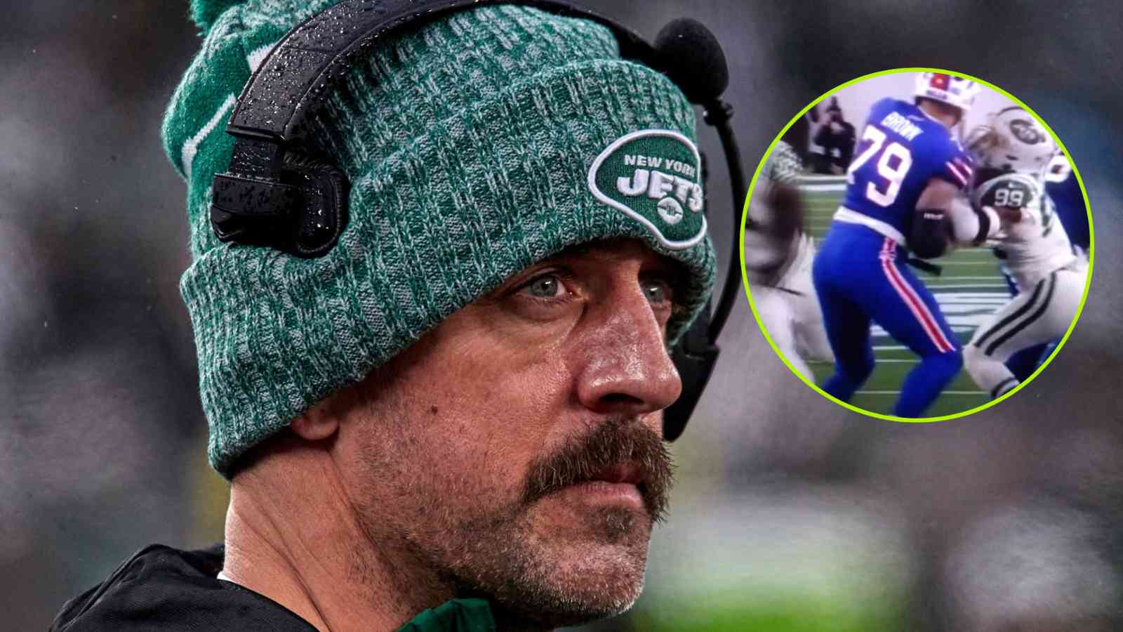 “The refs have ruined this game” – No penalty given on Spencer Brown has fans convinced NFL is sabotaging the Jets