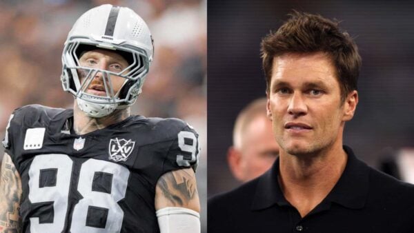 Maxx Crosby and Tom Brady