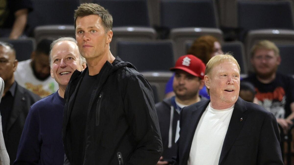 Tom Brady and Mark Davis