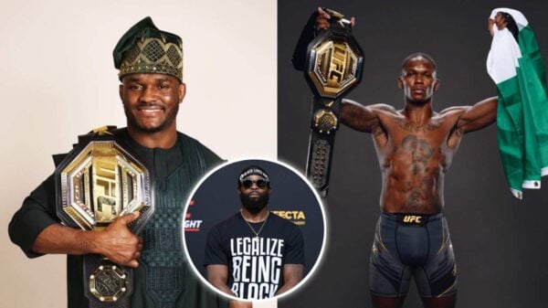 Tyron Woodley raises questions at Israel Adesanya and Kamaru Usman's African heritage