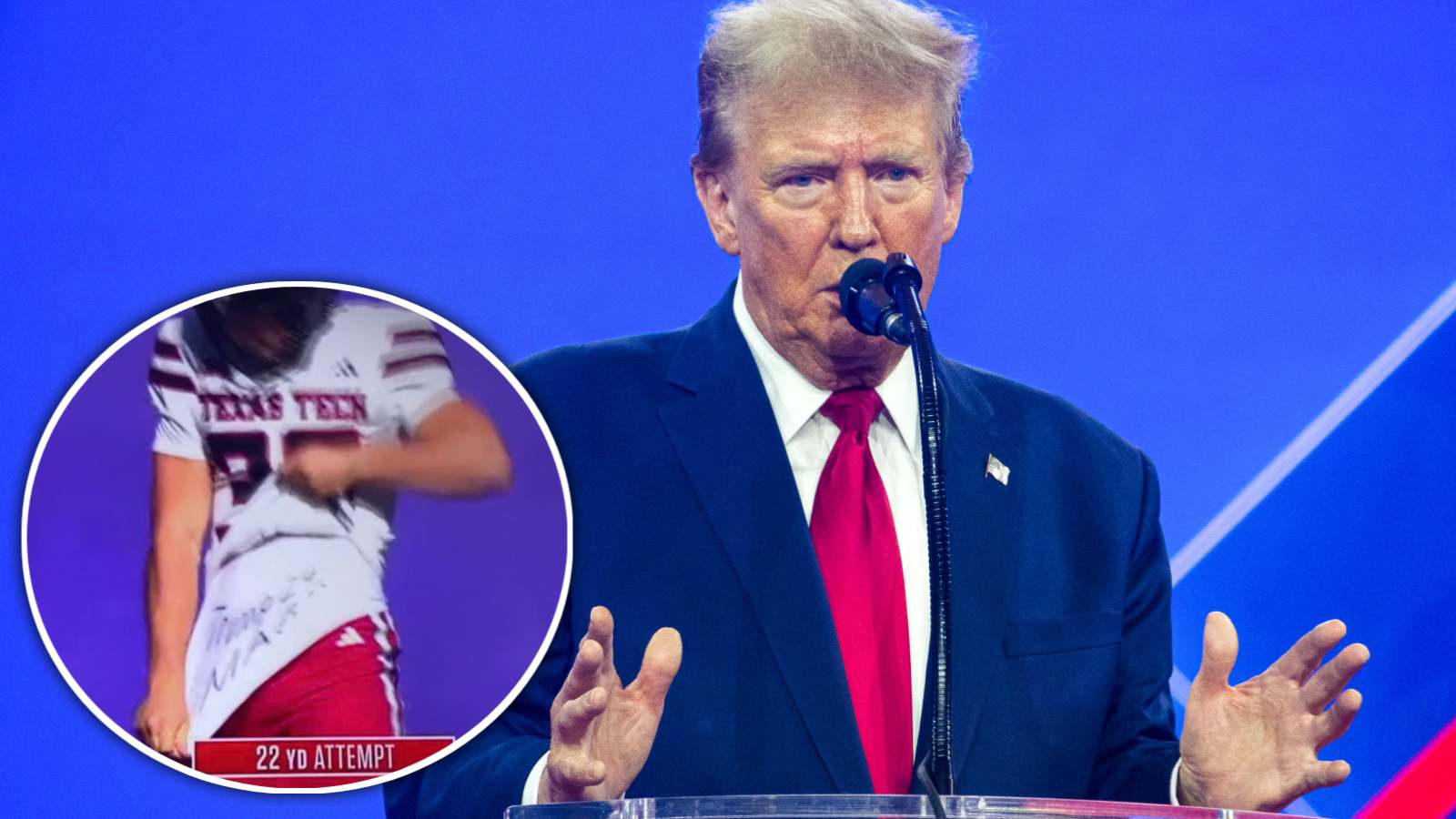 “Keep politics out of sports” – Texas Tech kicker endorsing Donald Trump divides opinion on social media