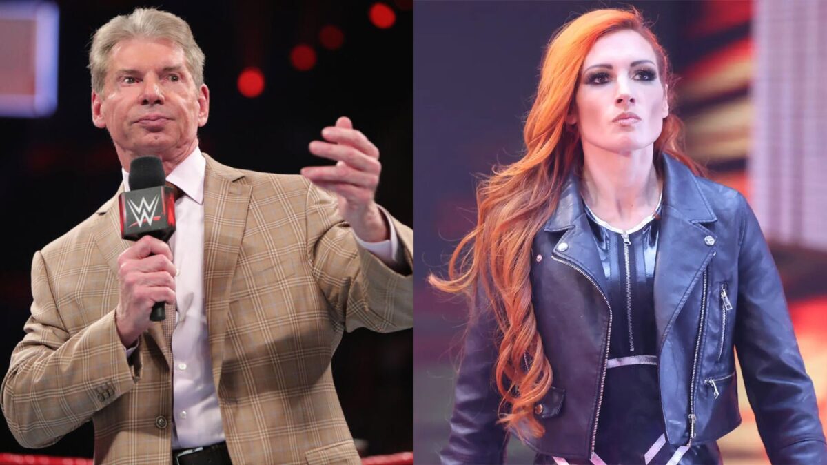 Vince McMahon and Becky Lynch