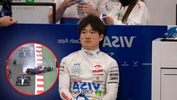 Yuki Tsunoda (via IMAGO, Screenshot via Formula 1)