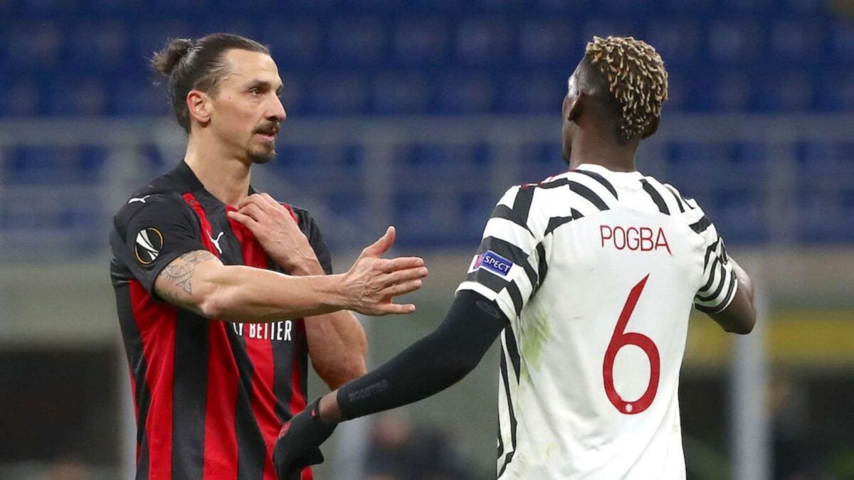 Zlatan Ibrahimovic and Paul Pogba