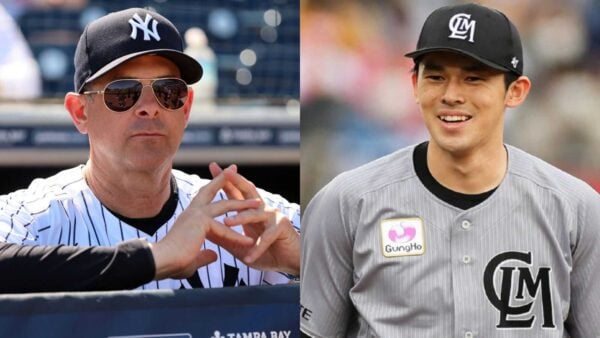 Aaron Boone and Roki Sasaki