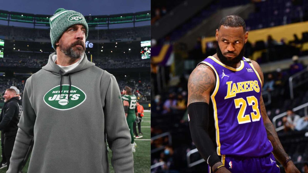 Aaron Rodgers took a direct shot at NBA superstar LeBron James