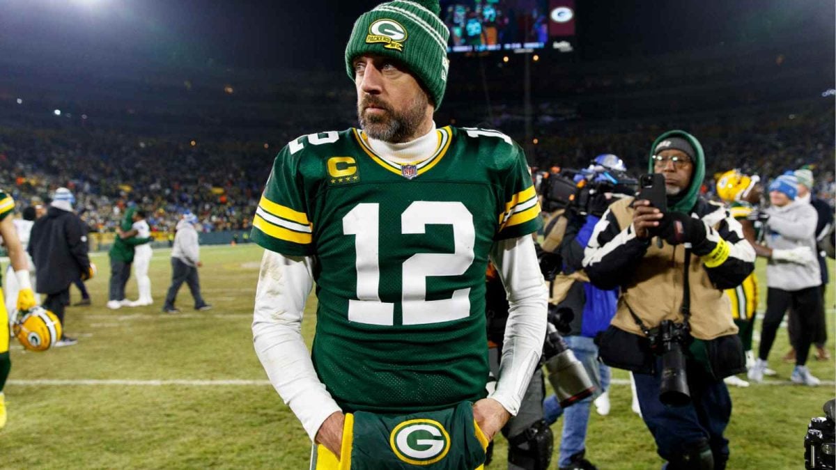 Aaron Rodgers was a four-time league MVP with the Green Bay Packers