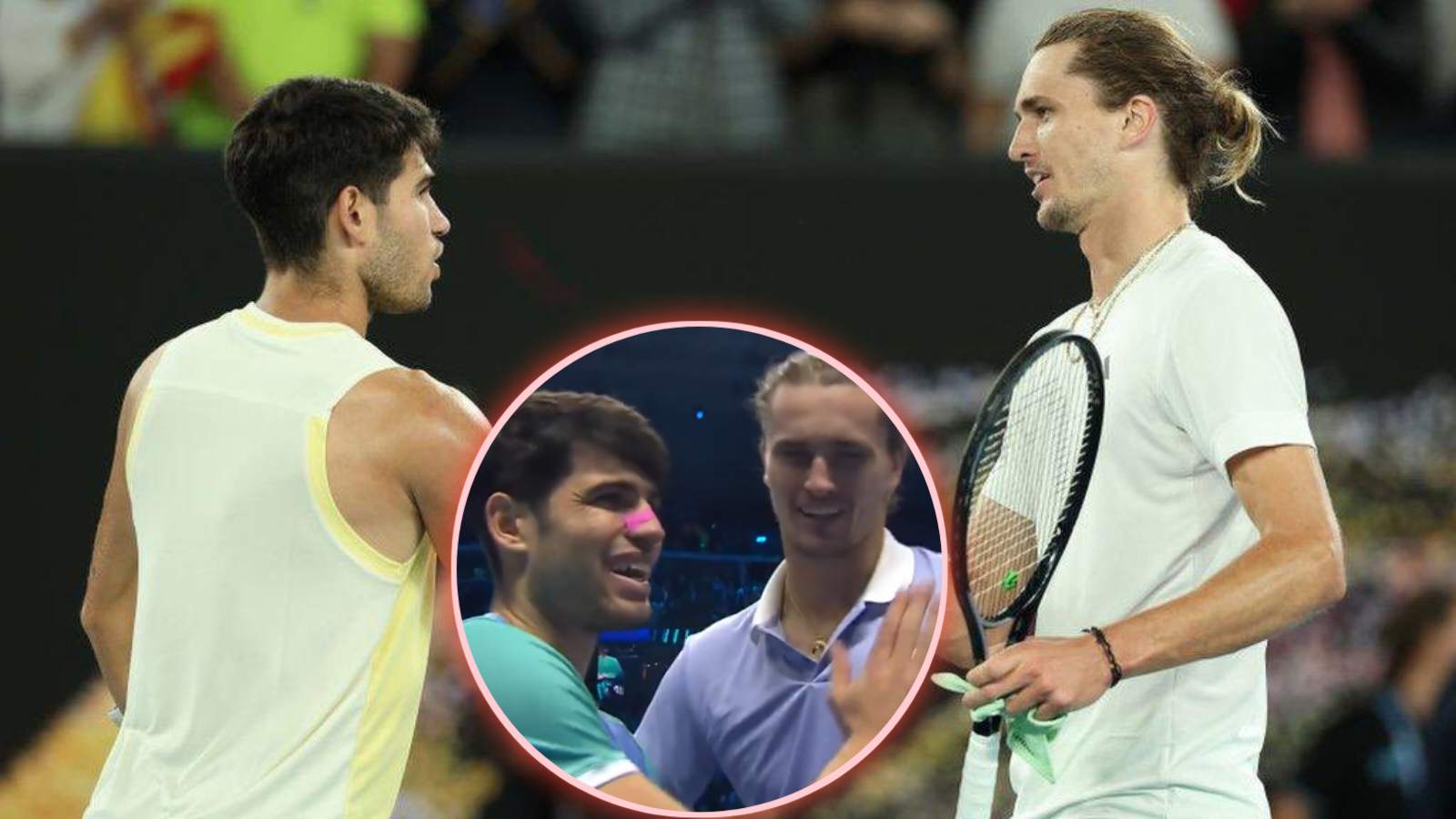 Alexander Zverev reveals heartwarming conversation at the net with Carlos Alcaraz after beating him at the ATP Finals