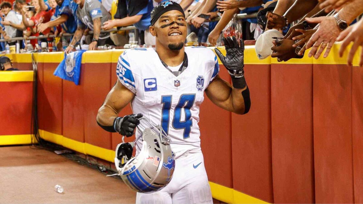 Amon-Ra St. Brown epitomizes the juggernaut that is the Detroit Lions